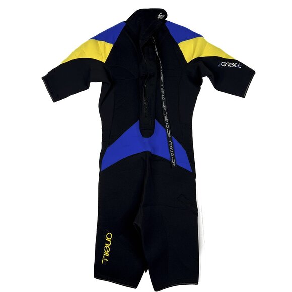 O'Neill Dive 3:2 Explore Scuba Zip-Up Shorty Wetsuit Size 6 - Picture 1 of 10